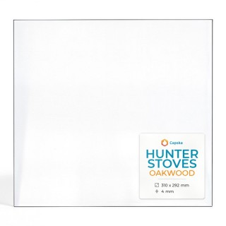 Hunter OAKWOOD Glass - Rectangular Panel for Wood Burning Stove