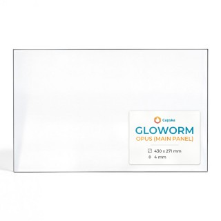 Vitre Gloworm OPUS (MAIN PANEL) - Verre Rectangle pour poêle à bois