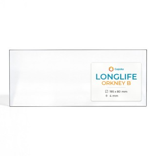 Longlife ORKNEY B Glass - Rectangular Panel for Wood Burning Stove