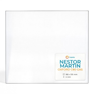 Vitre Nestor Martin OXFORD C80 GAS - Verre Rectangle pour poêle à bois