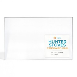 Hunter PANORAMIC (GAS) Glass - Rectangular glass panel for wood burning stove