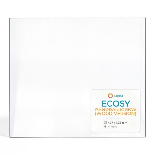 Vitre Ecosy PANORAMIC 5KW (WOOD VERSION) - Verre Rectangle pour poêle à bois