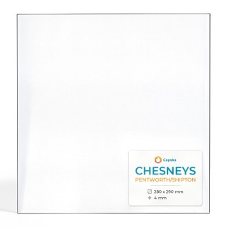 Chesneys PENTWORTH/SHIPTON Glas - Rechteck Kaminglas für Kaminofen