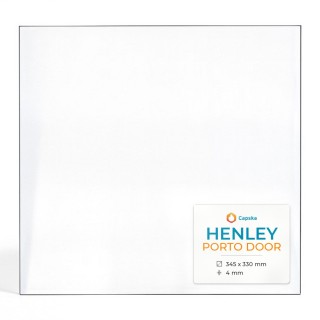 Henley PORTO DOOR Glas - Rechteck Kaminglas für Kaminofen