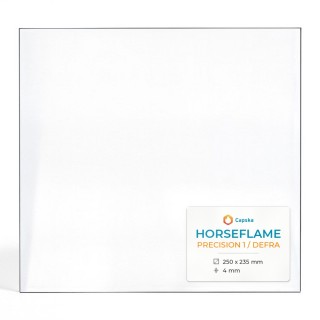 Vetro Horseflame PRECISION 1 / DEFRA - Vetro Rettangolo per stufa a legna