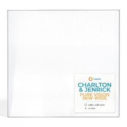 Vetro Charlton & Jenrick PURE VISION 5KW WIDE - Vetro Rettangolo per stufa a legna