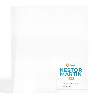 Vitre Nestor Martin R23 - Verre Rectangle pour poêle à bois