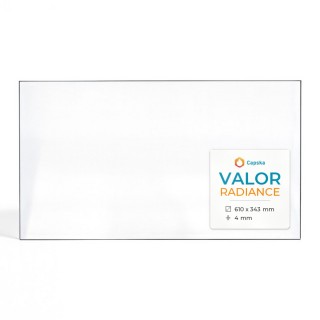 Valor RADIANCE Glas - Rechteck Kaminglas für Kaminofen