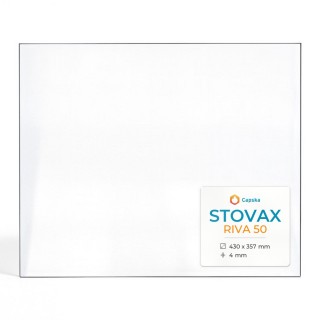 Vetro Stovax RIVA 50 - Vetro Rettangolo per stufa a legna