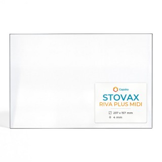 Vetro Stovax RIVA PLUS MIDI - Vetro Rettangolo per stufa a legna