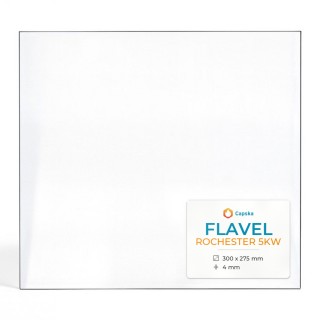 Vitre Flavel ROCHESTER 5KW - Verre Rectangle pour poêle à bois