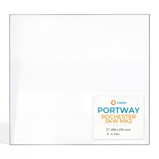 Portway ROCHESTER 5KW MK2 Glass - Rectangular Panel