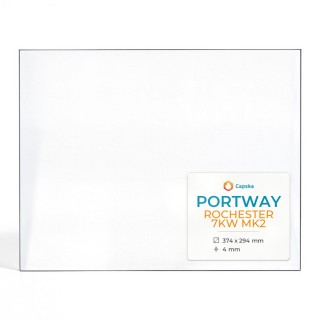 Vitre Portway ROCHESTER 7KW MK2 - Verre Rectangle pour poêle à bois