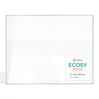 Ecosy ROCK Glas - Rechteck Kaminglas für Kaminofen
