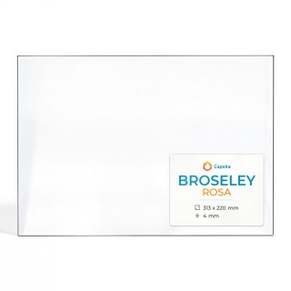 Broseley ROSA Glas - Rechteck Kaminglas für Kaminofen