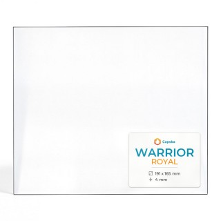 Warrior ROYAL Glas - Rechteck Kaminglas für Kaminofen