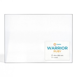 Warrior RUBY Glass - High-Quality Panel for Wood Burning Stove