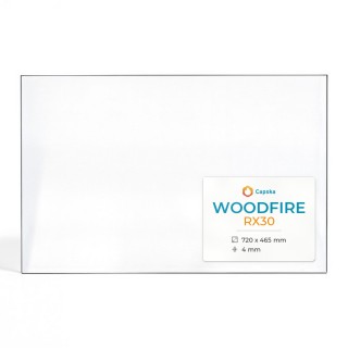 Woodfire RX30 Glas - Rechteck Kaminglas für Kaminofen | CAPSKA