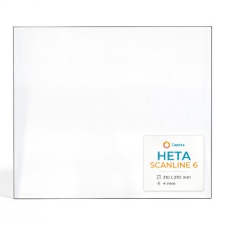 Heta SCANLINE 6 Glas - Rechteck Kaminglas für Kaminofen
