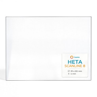Vetro Heta SCANLINE 8 - Vetro Rettangolo per stufa a legna