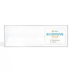 Vitre Ecostove SCG31 - Verre Rectangle pour poêle à bois