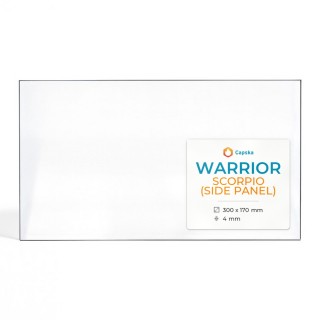 Vitre Warrior SCORPIO (SIDE PANEL) - Verre Rectangle pour poêle à bois