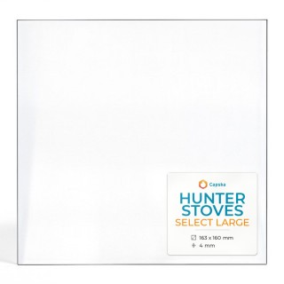 Hunter SELECT LARGE Glass Panel for Wood Burning Stove