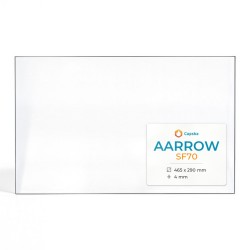 Aarrow SF70 Glass - Rectangular glass panel for wood burning stove