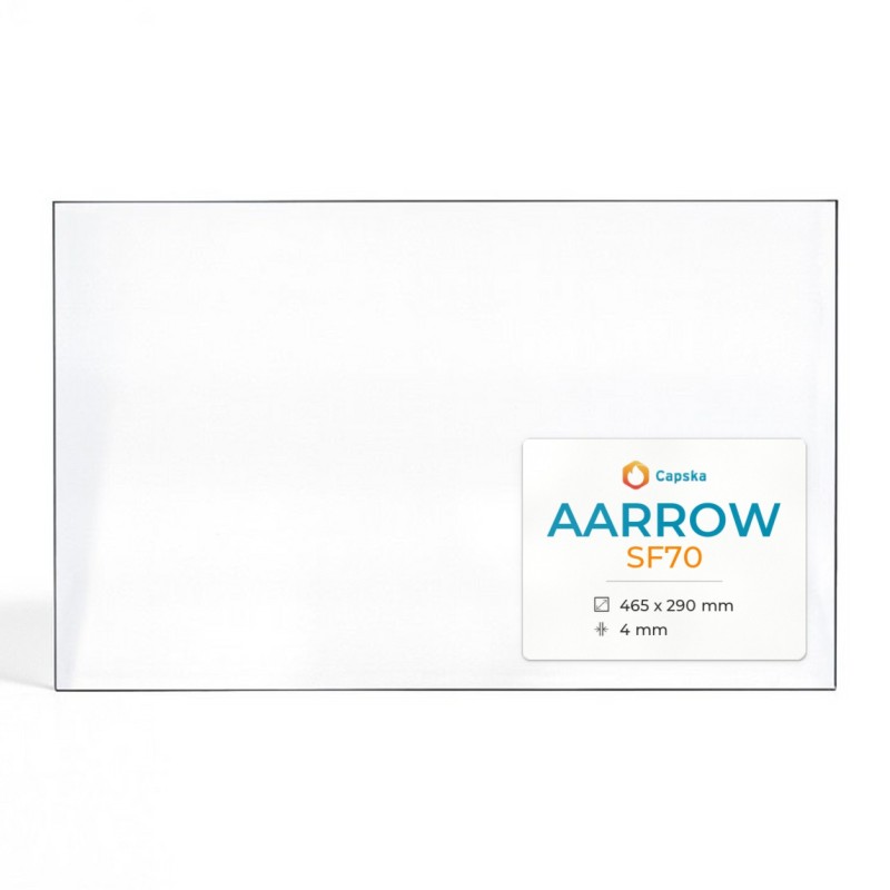 Vitre Aarrow SF70 - Verre Rectangle pour poêle à bois