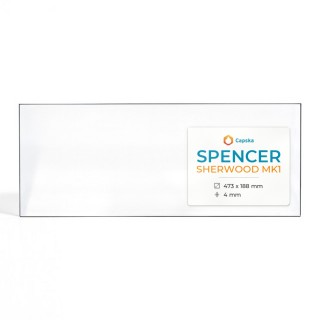 Spencer SHERWOOD MK1 Glas - Rechteck Kaminglas für Kaminofen