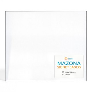 Mazona SIGNET JA013S Glas - Rechteck Kaminglas für Kaminofen