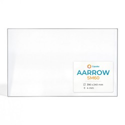 Aarrow SM60 Glass - Rectangular glass panel for wood burning stove