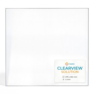 CLEARVIEW SOLUTION Glass Panel for Wood Burning Stove