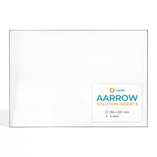 Vitre Aarrow SOLUTION INSERT 5 - Verre Rectangle pour poêle à bois