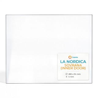 Vetro La Nordica SOVRANA - Rettangolo per stufa a legna
