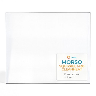 Morso SQUIRREL 1430 CLEANHEAT Glass - Rectangular Panel