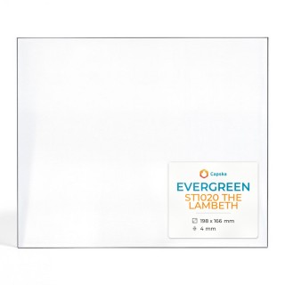 Vetro Evergreen ST1020 THE LAMBETH - Vetro Rettangolo per stufa a legna