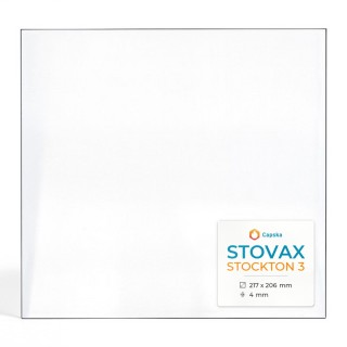 Stovax STOCKTON 3 Glas - Rechteck Kaminglas für Kaminofen