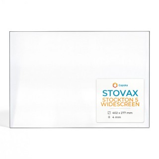 Stovax STOCKTON 5 WIDESCREEN Glas - Rechteck Kaminglas für Kaminofen