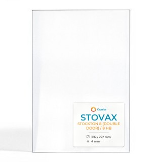 Vetro Stovax Stockton 8: Rettangolo per Stufa a Legna