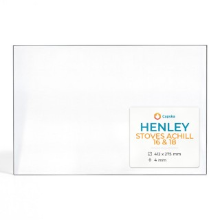 Vitre Henley STOVES ACHILL 16 & 18 - Verre Rectangle pour poêle à bois