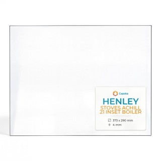 Henley STOVES ACHILL 21 INSET BOILER Glas - Rechteck Kaminglas für Kaminofen