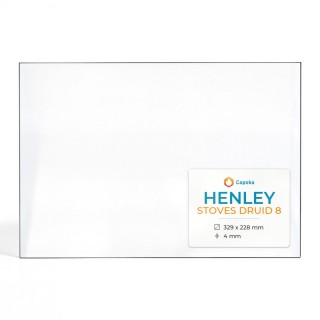 Vitre Henley STOVES DRUID 8 - Verre Rectangle pour poêle à bois