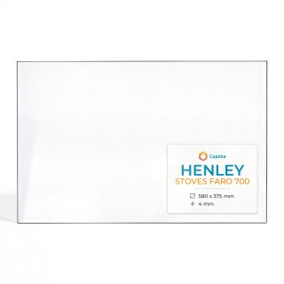 Vitre Henley STOVES FARO 700 - Verre Rectangle pour poêle à bois