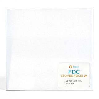 FDC STOVES FDC5I W Glass - Rectangular Panel for Wood Burning Stove