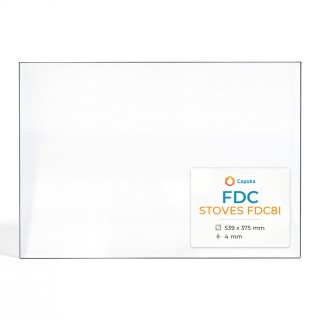 Vetro Fdc STOVES FDC8I - Vetro Rettangolo per stufa a legna