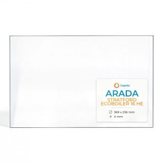 Arada STRATFORD ECOBOILER 16 HE Glass - Rectangular Panel