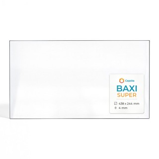 Baxi SUPER Glas - Rechteck Kaminglas für Kaminofen