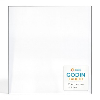 Vitre Godin TAHETO - Verre Rectangle pour poêle à bois