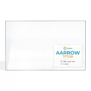 Aarrow TF70B Glas - Rechteck Kaminglas für Kaminofen